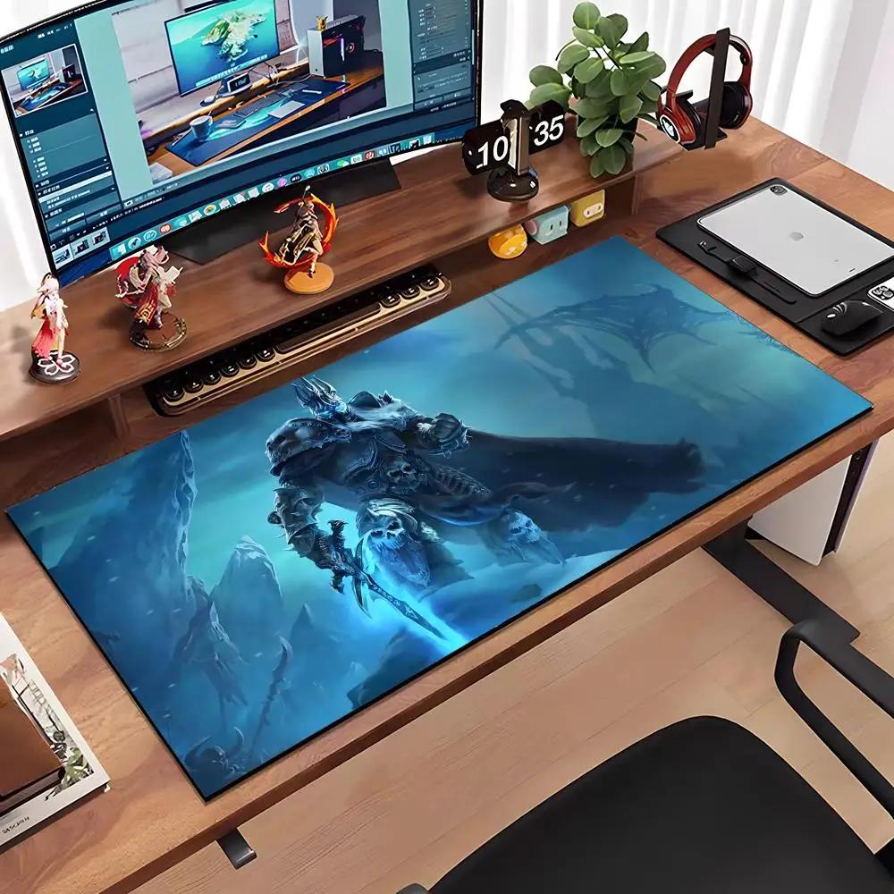 Computer Accessories World Of Warcraft Mouse Pad Large AntiSlip Rubber Gaming MousePad Durable Desk Pad Thick Seam Edge Suitabl