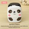 Cartoon Panda Tiger Pencil Sharpener Hand-Cranked Portable Kids School Office Supplies Cute Animal Sharpener CampusUse Stationery