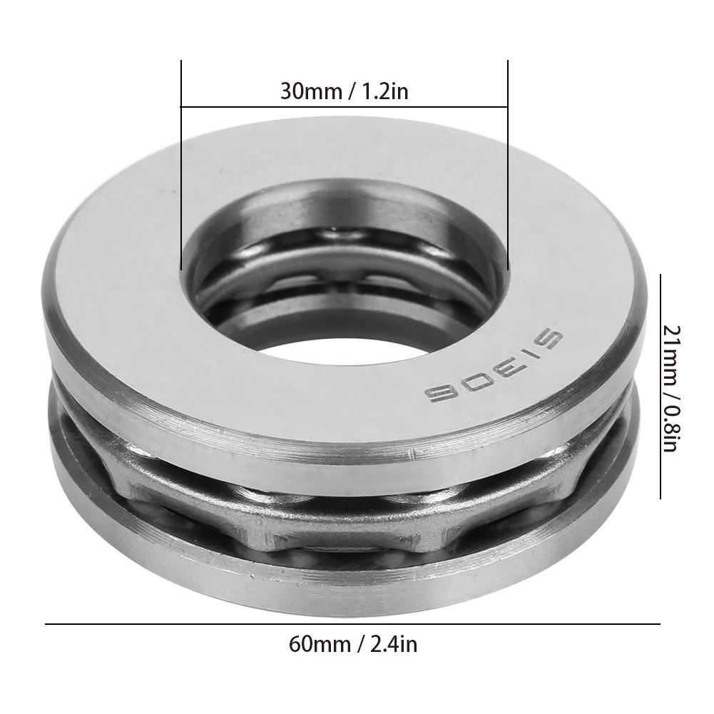 Rulment Axial cu Bile Plan Presiune Axială Precizie Înaltă Oțel Echipament Industrial 51306