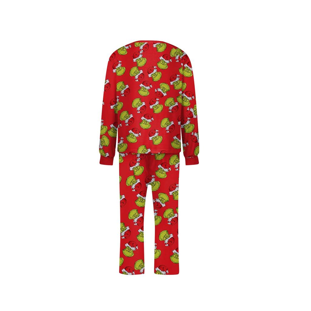 Christmas Prints Family Matching Long Sleeve Tops+Pants Set Family Matching Sets