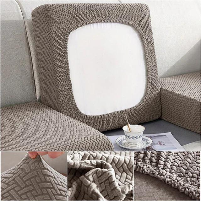 Jacquard Sofa Seat Cushion Cover for Living Room Funiture Protector Stretch Seat Sofa Cover L Shape Corner Armchair Couch Cover