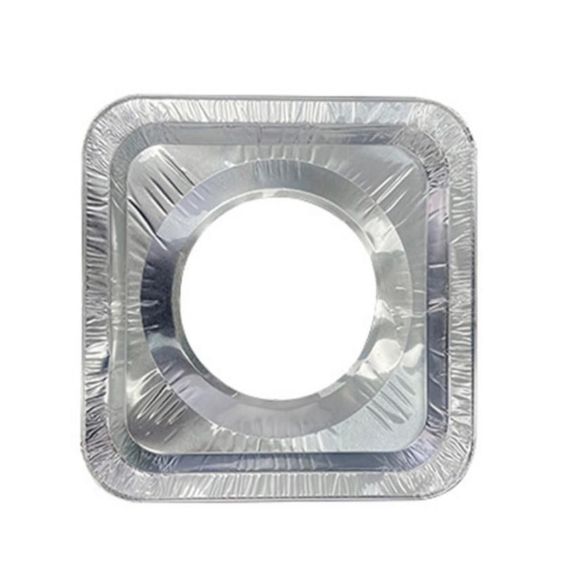 Stovetop Cover Aluminum Foils Liner Rounds/Square Stove Burners Cover Stove Protectors for Kitchen Gases StoveTop