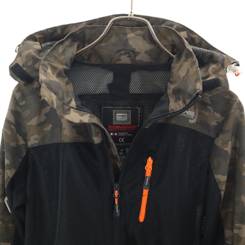 KOMINE Camouflage Pattern bike Protector Mesh Jacket WL 07-114 Camouflage Women Used