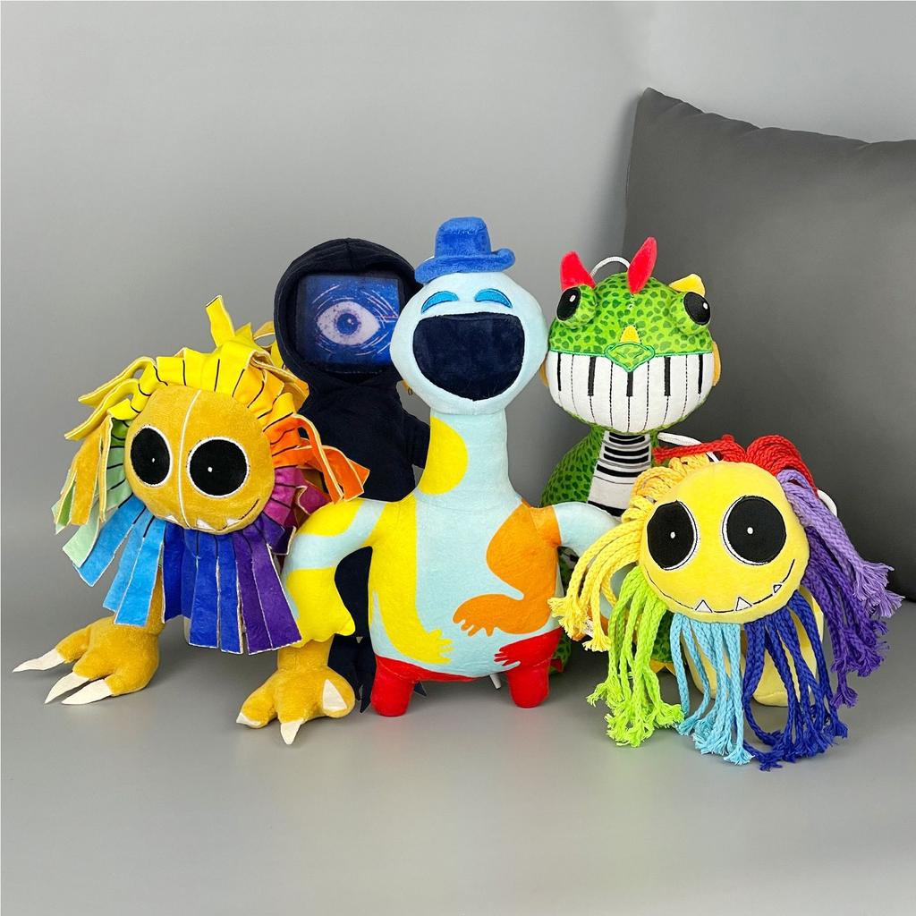 Nowa 30cm Pianosaurus Jingle Pluszowa Zabawka Cartoon Nightmare Critters Gra Huggy Wuggy Pluszowa Miękka Poduszka Lalka Zabawka dla Dzieci