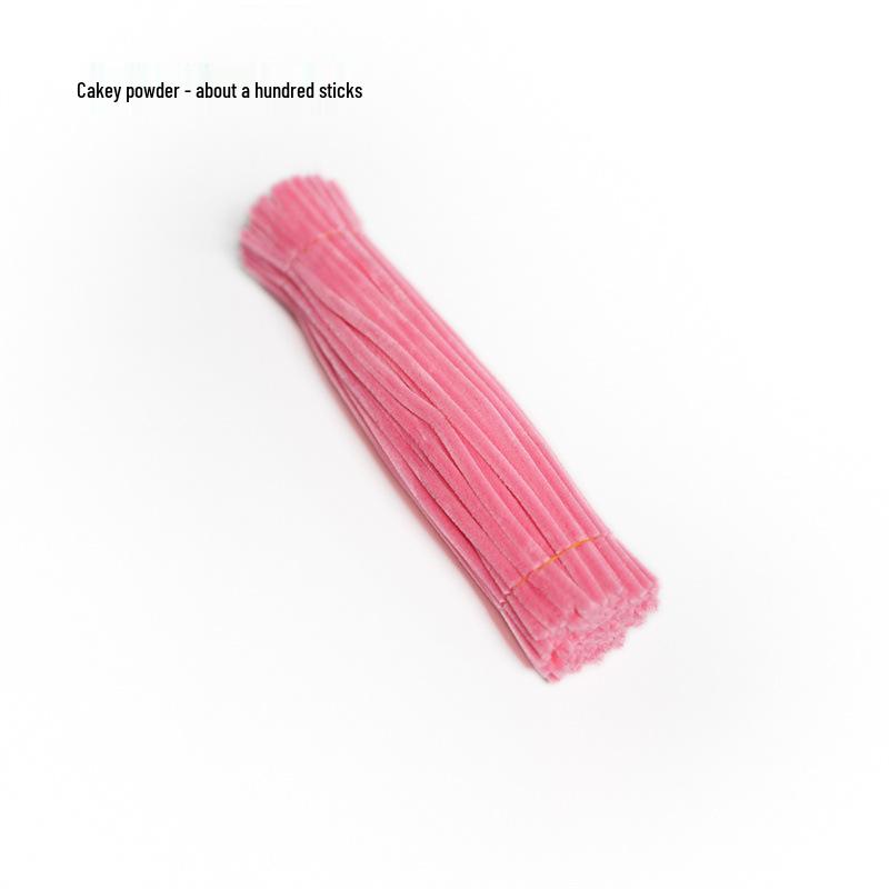 Dense Chenille Stems: Plush DIY Craft Strips for Children's Educational and Creative Handmade Projects