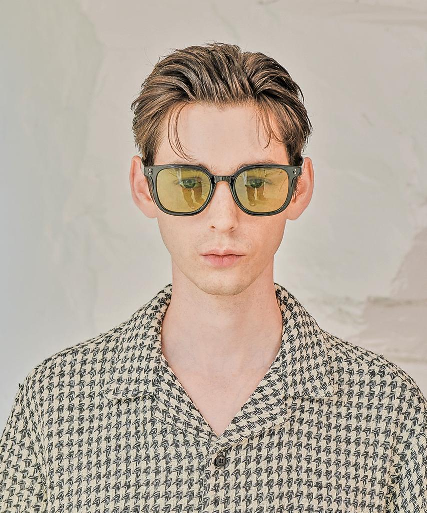 Lukadiseu Ls19 Ancona Oversized Two Dot Tinted Sunglasses 4 Colors