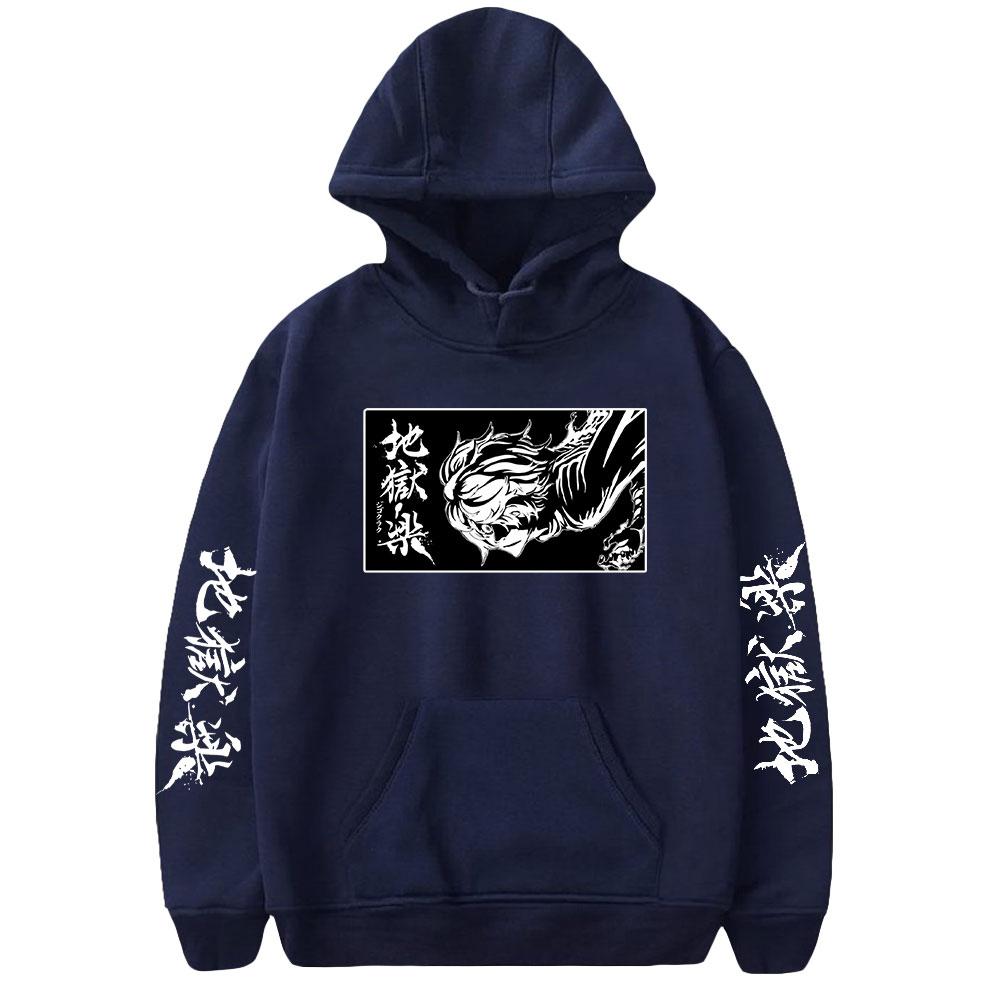 2023 Jigoku Raku Gabimaru Anime Hoodie Long Sleeve Woman Man Sweatshirts Harajuku Streetwear Jigokuraku Manga Clothes Hoodies