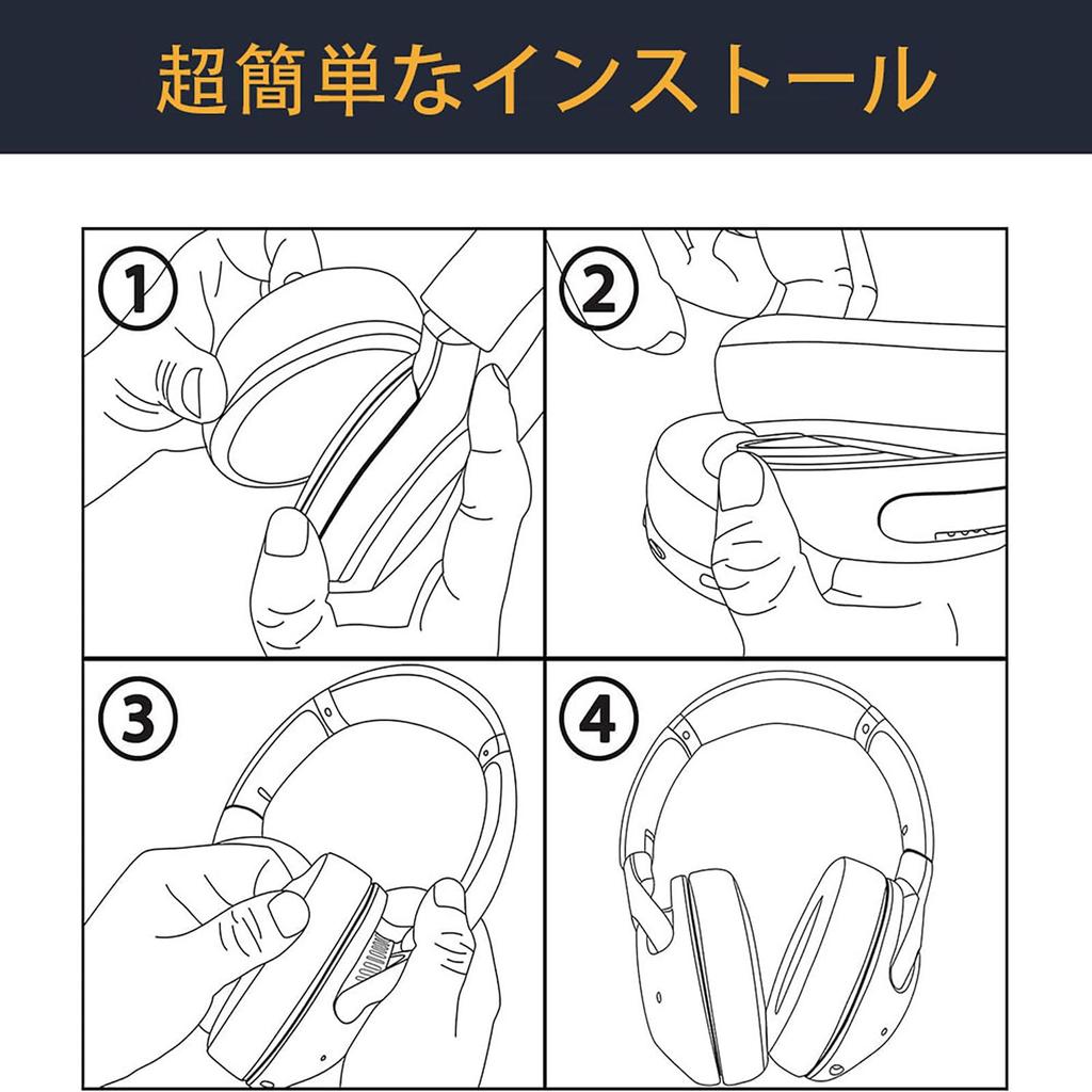 Ear Pads Compatible with Sony Replacement Headphone Pads Prevents Sound Leakage Nanshitsu High Density Foam RuiMi WH-1000XM2 (WH1000XM2) / MDR-1000X