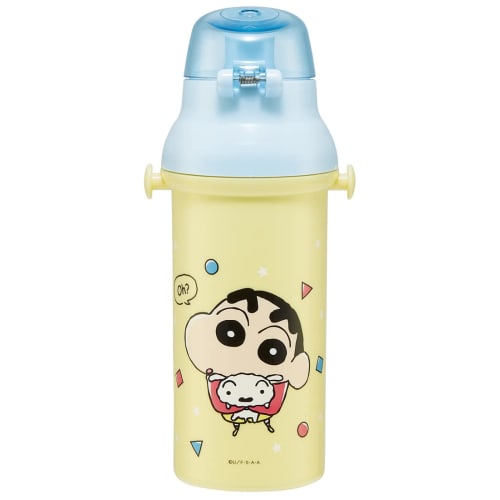 Skater Water Bottle, 480ml, Crayon Shin-chan 23, for Children, Antibacterial Plastic, Made in Japan, PSB5SANAG-A