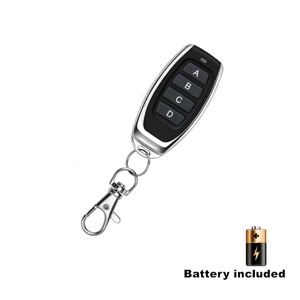 433MHz RF Remote Control Button Learning Code EV1527 Smart Home Transmitter For Led Light Car Gate Garage Door Alarm Key