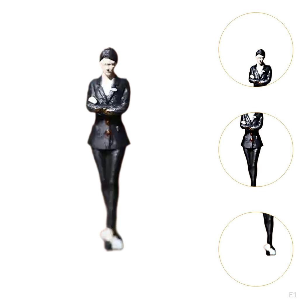 1/64 Scale Miniature Figure Diorama Accessory Women Model for Decoration