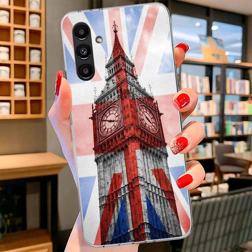 Union Jack England UK Flag Phone Case For Samsung Galaxy A17 A37 A57 A16 A26 A36 A56 A15 A25 A35 A55 A14 A24 A34 A54 A13 A23 A33
