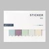 Novelty Gradient Sticky Notes Planner DIY Stickers Page Index Office School Supplies