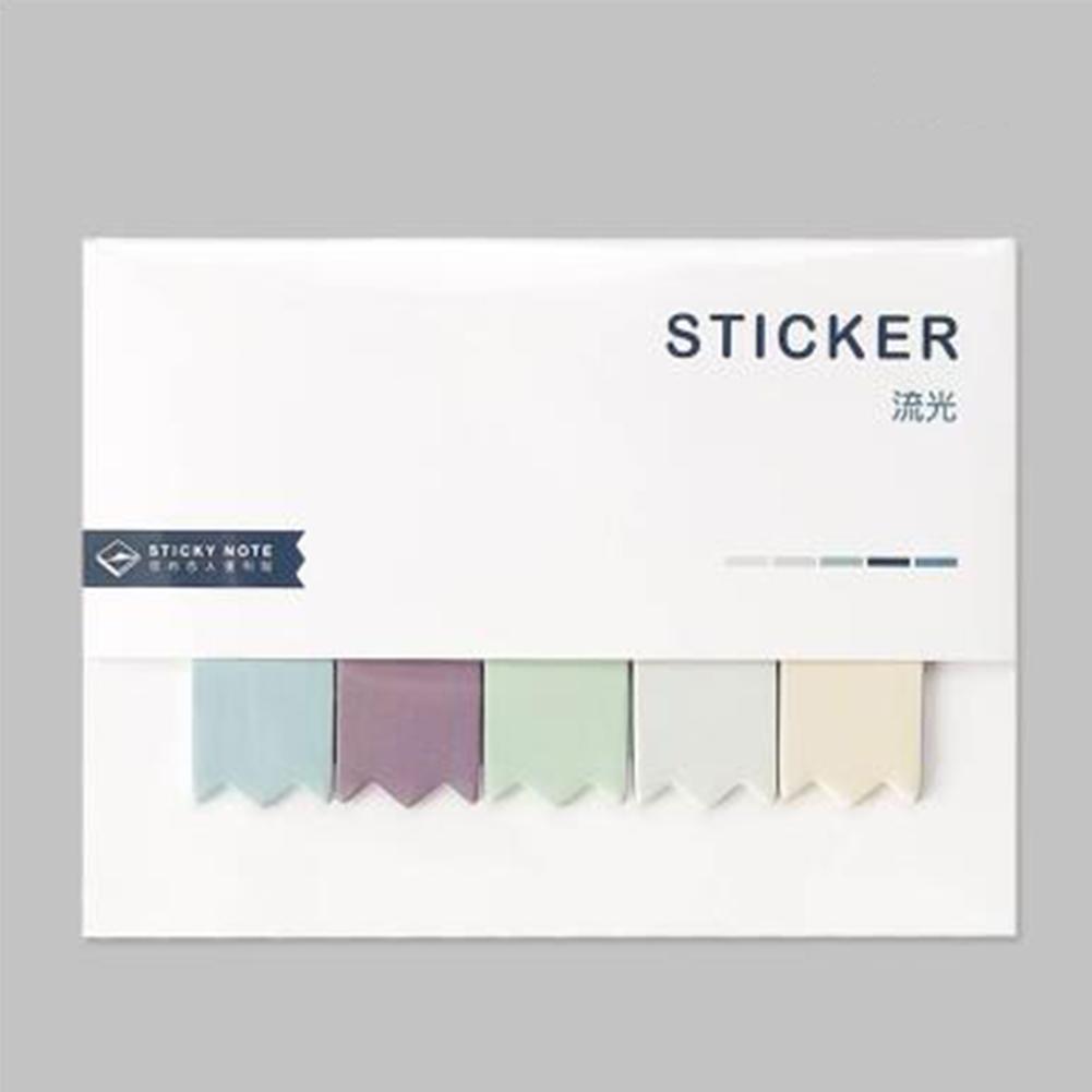 Novelty Gradient Sticky Notes Planner DIY Stickers Page Index Office School Supplies