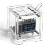 ESP8266 Mini Electronic Clock DIY Kit 0.96 Inch OLED Display Weather Forecast Clock Kit Support 2.4G WIFI Networking