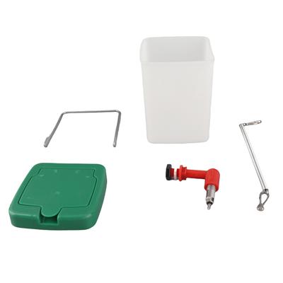 Abbeveratoio a capezzolo per polli da appendere a prova di perdite, grande capacità, bevitore a capezzolo per pollame da fattoria 600 ml
