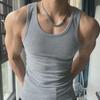 Herren Sommer I-Form Elastische Laufweste - Atmungsaktiv, Slim, Schweißabsorbierendes Fitness-Tanktop