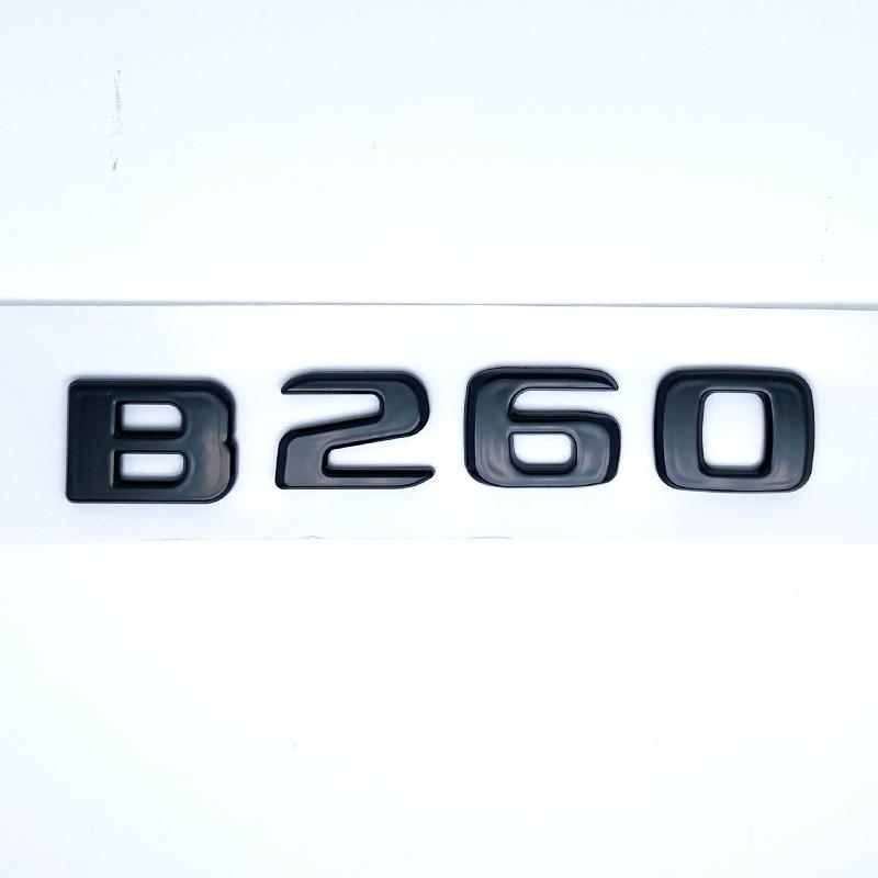 3D Letters B180 B200 B220 B250 B260 B200d 4Matic ABS Emblem for Benz B W246 W247 W242 Car Trunk Rear Logo Sticker