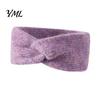 Wide Headband for Winter Sports Women Headband, Twist Knot Knitted Thick Warm Ear Knit Travel Warmers, Cozy Head Wrap Cold Weather Autumn Accessories