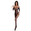 Sex underwear women's sexy temptation free hollow jacquard fishing net mesh one-piece socks pajamas