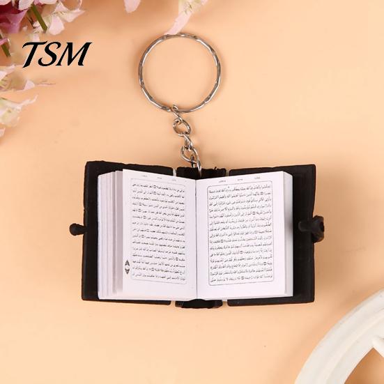 Unisex Mini Koran Arabisch Anhänger Schlüsselanhänger Tasche Auto Hängen Schlüsselanhänger Geburtstagsgeschenk