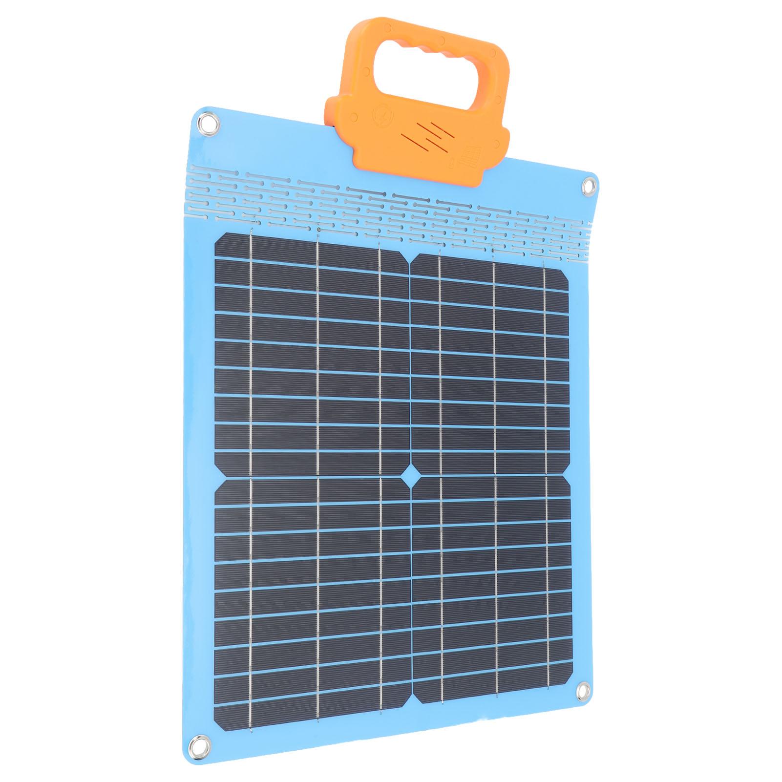 Flexible Solar Panel 20W 18V Foldable High Conversion Waterproof Monocrystalline Solar Panel   with Handle for Outdoor