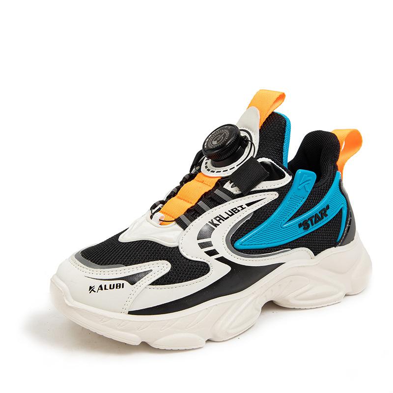 

Большой глупый медведь одноклассник 2025 весна и осень кроссовки папы универсальная вращающаяся кнопка обувь для мальчиков мягкая подошва женская спортивная обувь мягкая 39 синий