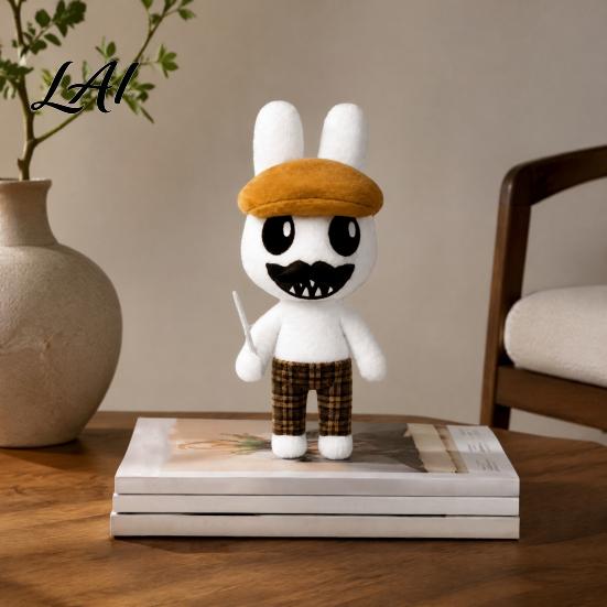 Stofftier Geschenk zum Geburtstag Lustige Plüschpuppe mit Berufsuniform 10 Zoll Niedlicher Arzt PP-Baumwolle Gefüllte Tiere Spielzeug Horror-Spiele-Fans Weich