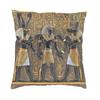 Ancient Egypt Sphinx And Hieroglyphs Square Pillow Cover Decoration Golden Egyptian Cushion Cover Throw Pillow For Sofa Printing
