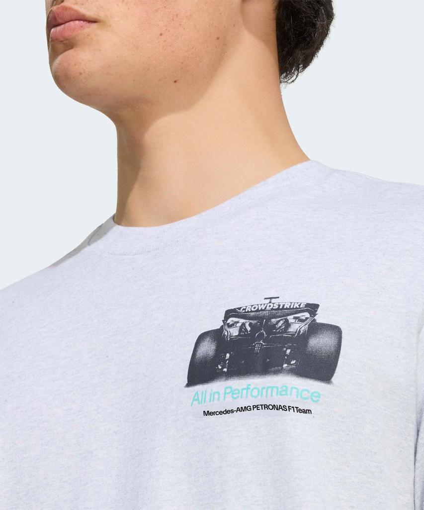 ADIDAS Mercedes-Amg Petronas F1 Team Graphic T-Shirt - Light Grey / Hy8001
