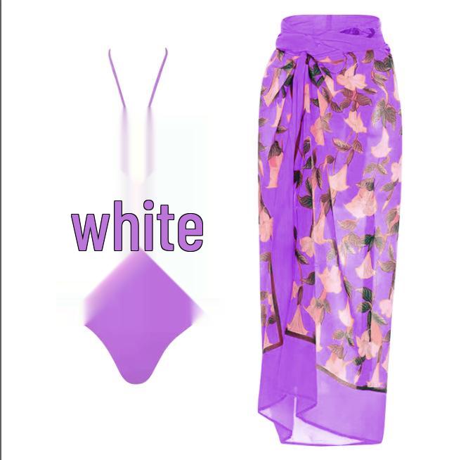 2024 European & American 3D Flower One-Piece Swimsuit – Sexy Vacation Beach Style