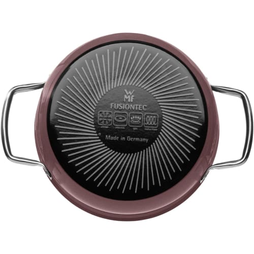 WMF FusionTech Mineral High Casserole RQ (Rose Quartz), 16cm, Induction and Gas Compatible, Waterless Cooking, Made with Natural Mineral Materials, Ma