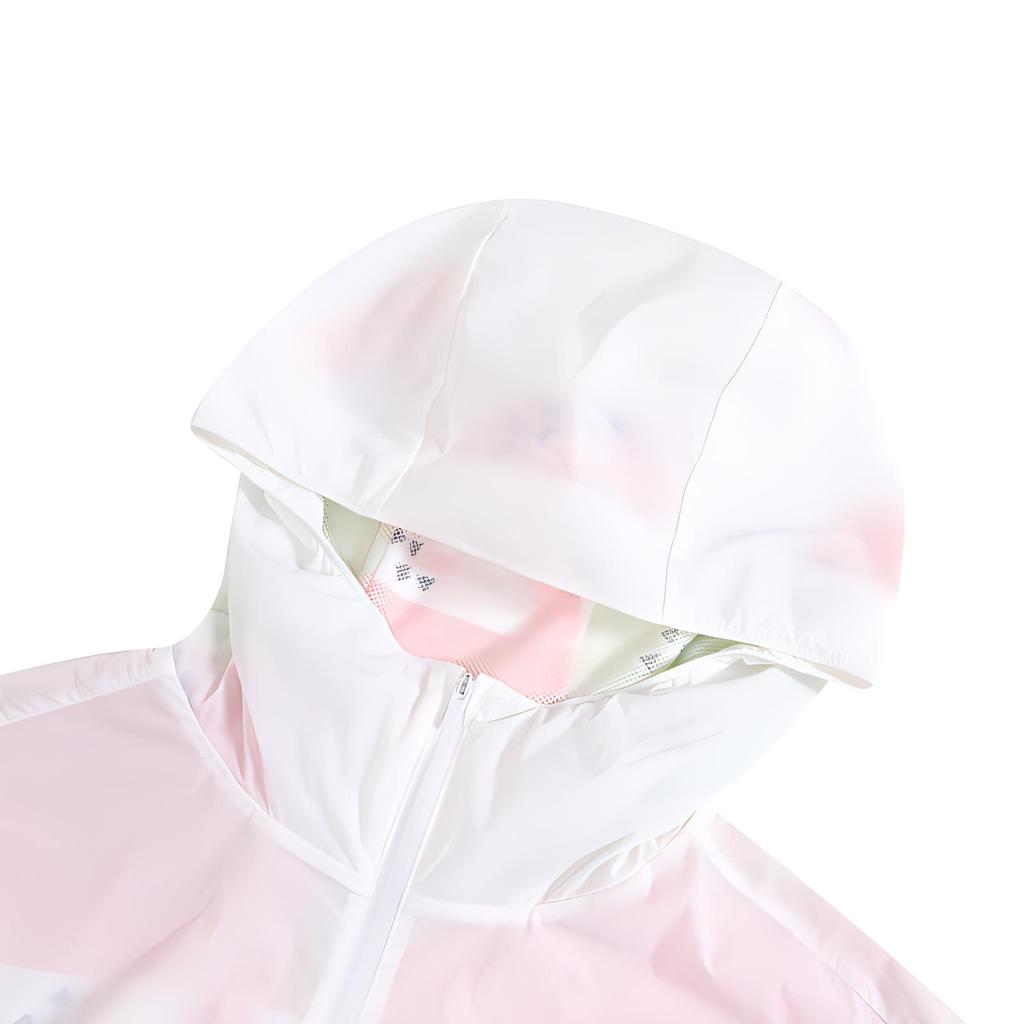 Saucony All-Over Print Zip-Up Hooded Jacket Women jackets White SC1239107-1