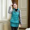 Winter Short Padded Jacket Korean Style Patchwork Warm Outerwear
