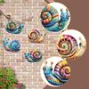 4Pcs Metal Wall Decor Hanging Decoration Ornament Art Crafts for Home Fence Centerpiece Indoor