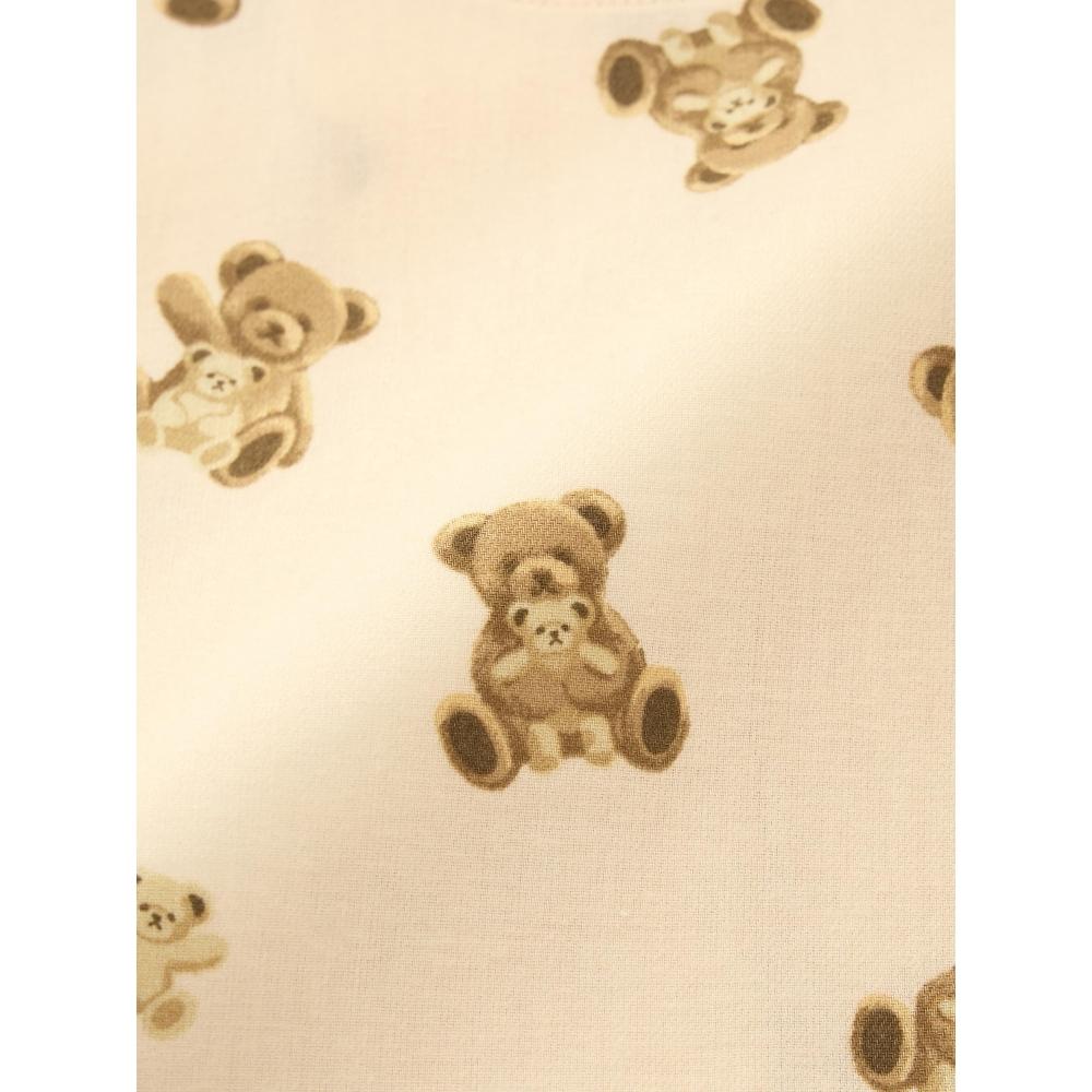 Gu By Uniqlo Flannel Pajama  Long Sleeve   Long Pants   Bear 