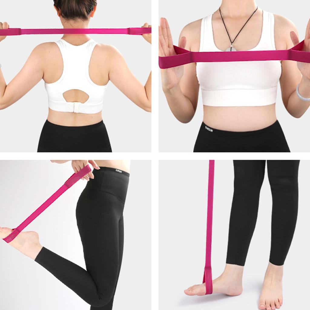 Stretch Strap Yoga 8-stellige Spanner Yoga Werkzeug Offenen Rücken Praxis Schulter Yoga Stretching Gürtel Elastische Stretch Band Workout