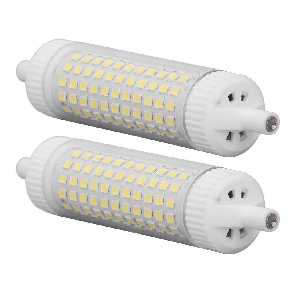 2Pcs R7S LED Glühbirne 118mm Dimmbar 15W 154 LEDs Doppelseitiges Flutlicht für Home Nacht