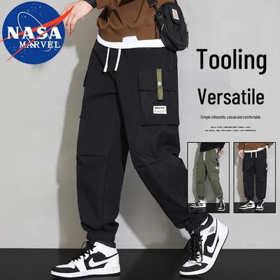 NASA MARVEL Men's Loose Fit Cargo Joggers