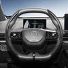 Suitable for Mg Carbon Fiber Texture Steering Wheel Covers with Segmented Quick-Release Design, Durable, Compatible with Zs Astor Ev Hs Phev Mg4 Mg3 M