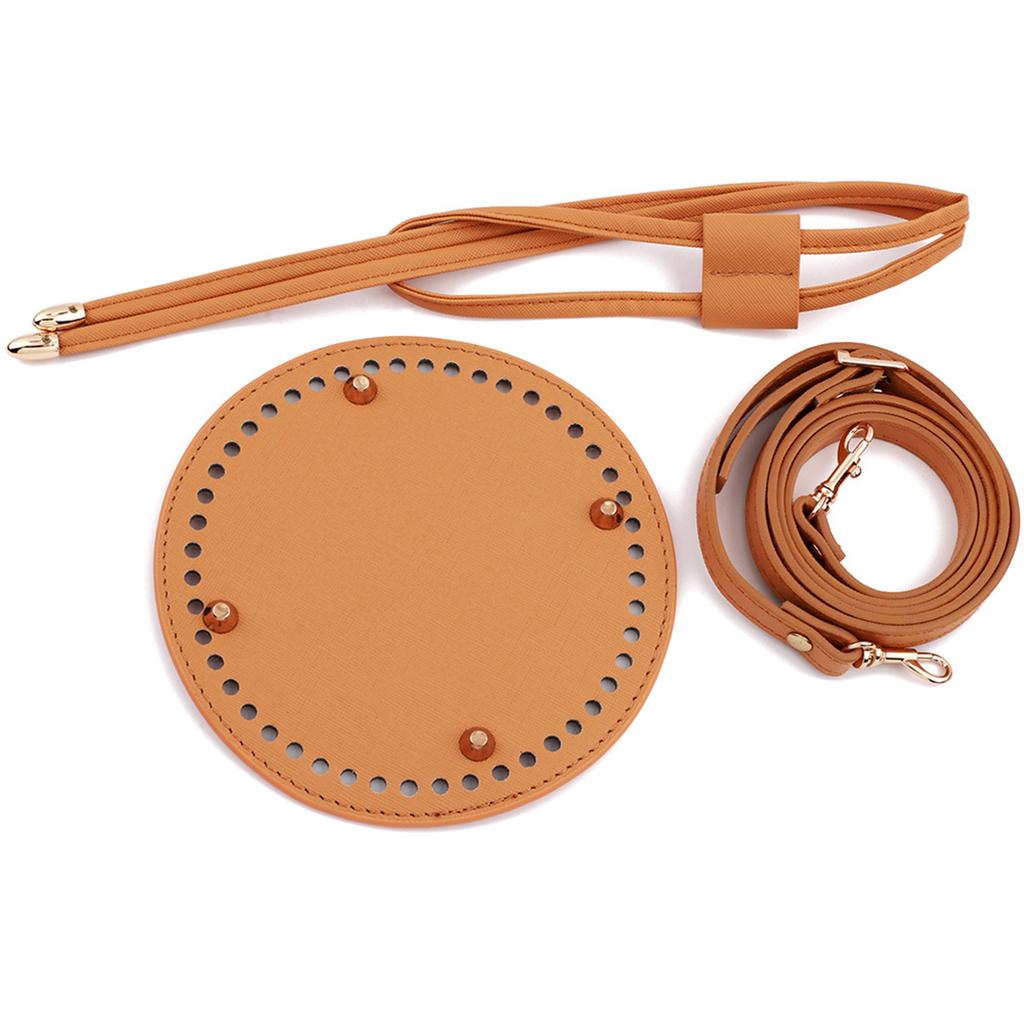 Bucket Bag Shaper Mat Bag Belt and Drawstring PU Dumpling Bag Handmade Bag Accessories Bottom Cushion Base Purse Strap