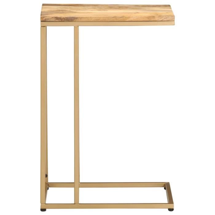 VidaXL Table d'appoint 35x45x65 cm Bois de manguier massif