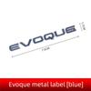 Modified Car Emblem Badge Sticker for Land Rover Range Rover Evoque Autobiography Rear Trunk XS2