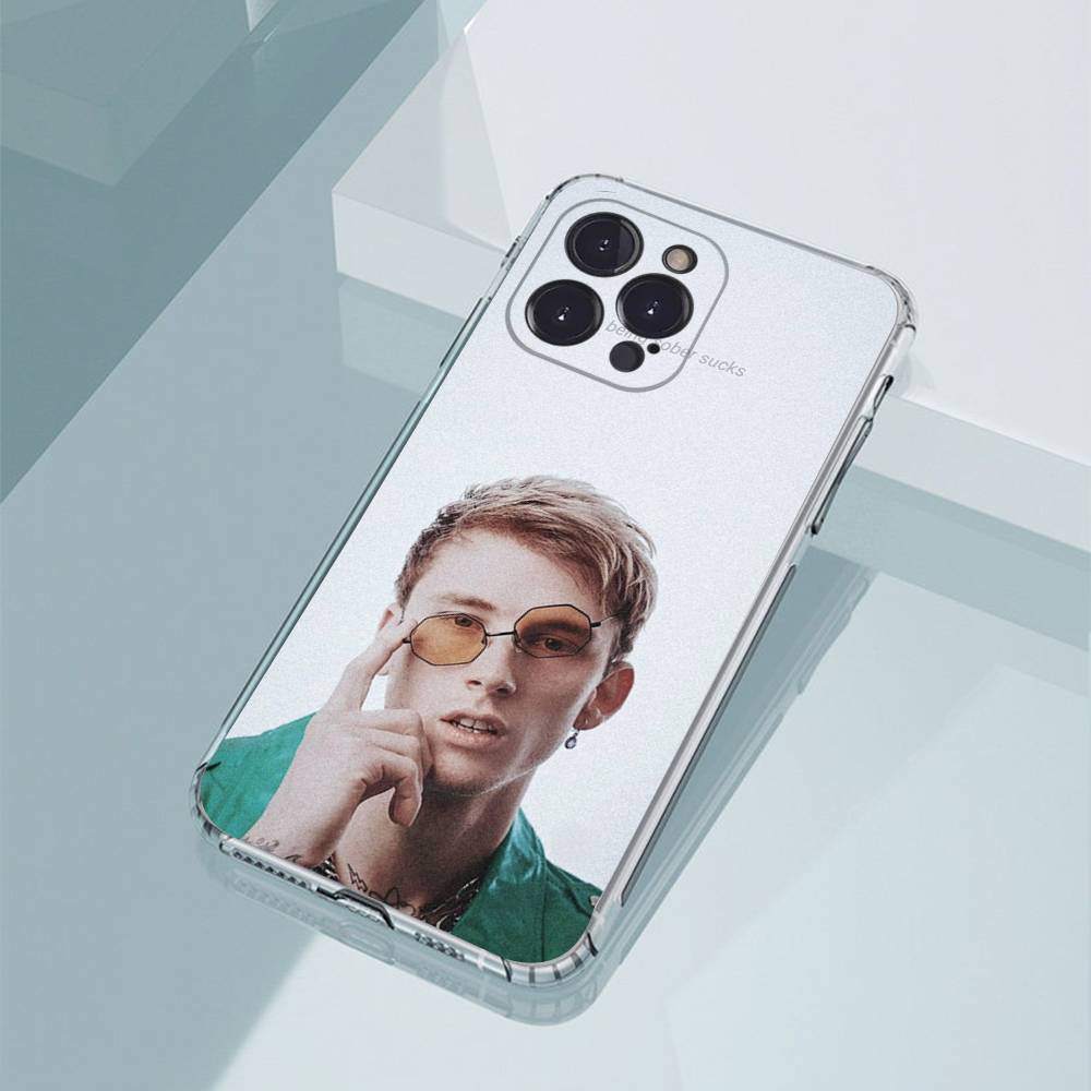 

M-Machine Gun Kelly Phone Case For iPhone11,12,13,14,15,16,17,Plus,Pro,Max,Plus,Transparent Cover iPhone17