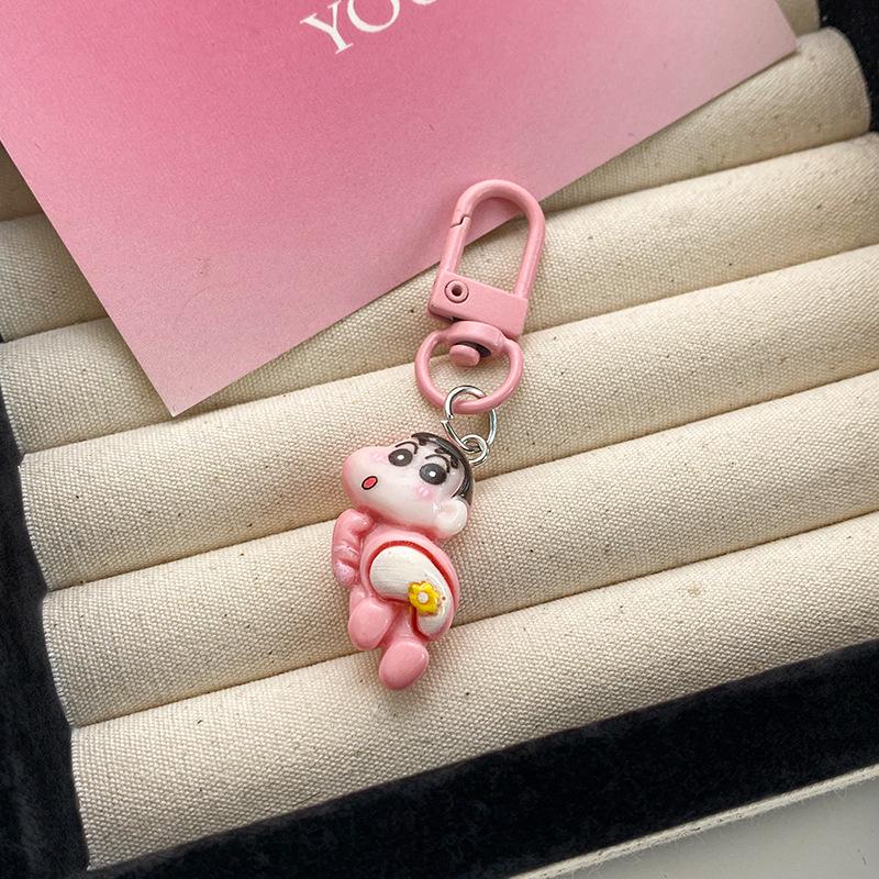 Crayon Shin-chan Schoolbag Keychain Pendant - Student & Graduation Gift Ornament