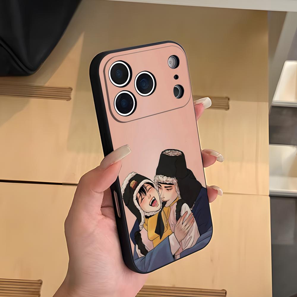 Painter The-w-Nights-Anime Phone Case For IPhone 17 Air 16 E Pro Max 15 14 13 Mini 12 Pro 11 Max Plus Black Soft Shell