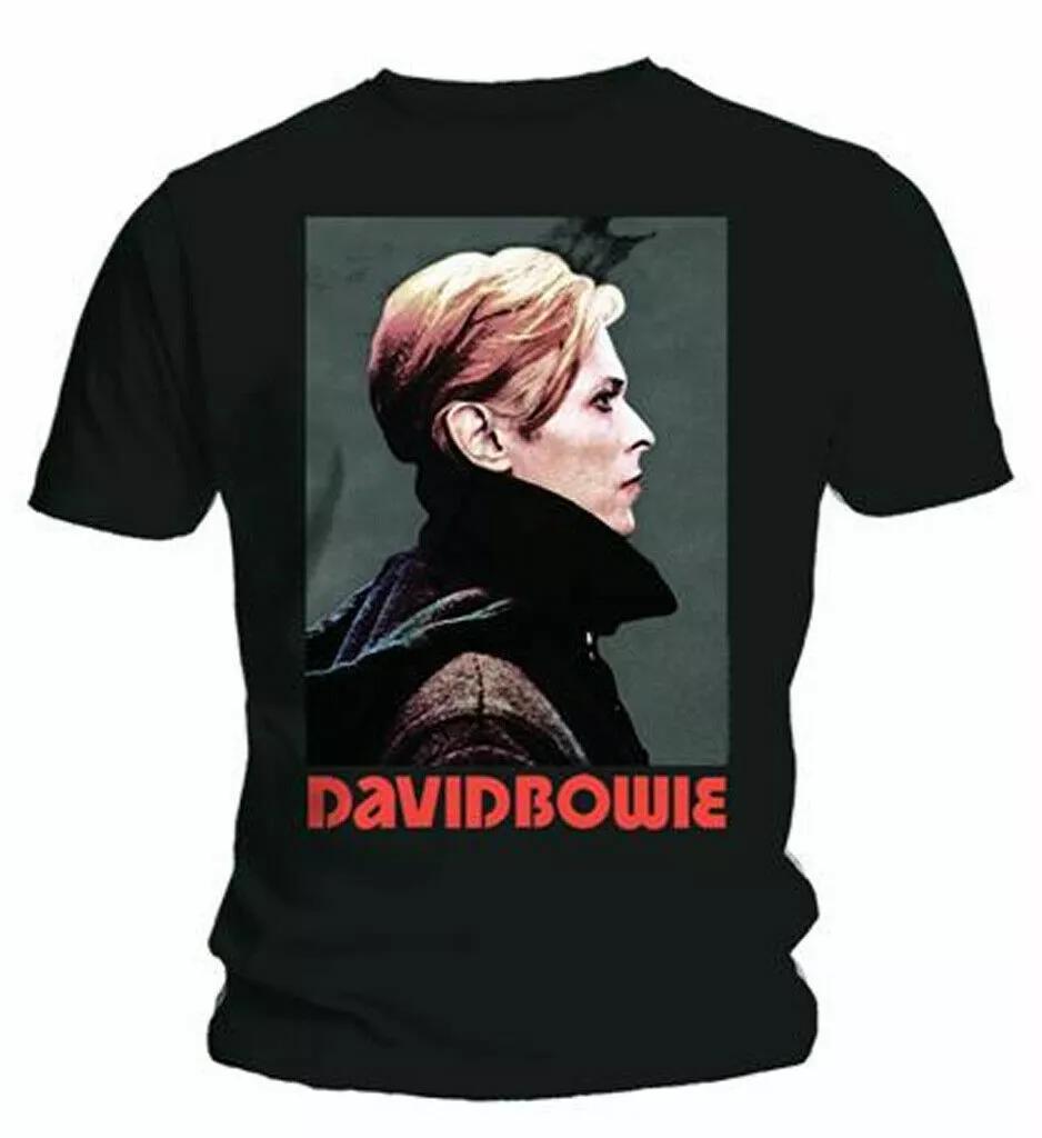 Official David Bowie Low Portrait Mens Black T Shirt David Bowie Classic Tee S