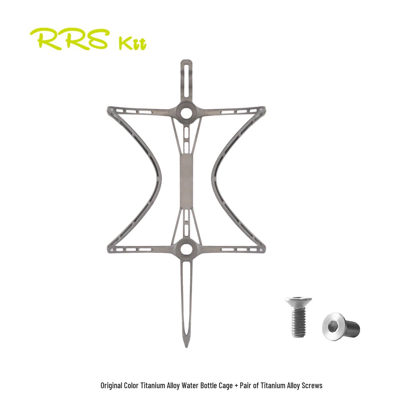 Rrskit Ultra-light 3D Printed Titanium Bike Water Bottle Cage