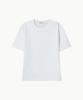 Leondi Rib Slim Short Sleeve T-Shirt - White