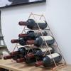 Miling Rose Gold Pyramid Detachable Wine Rack